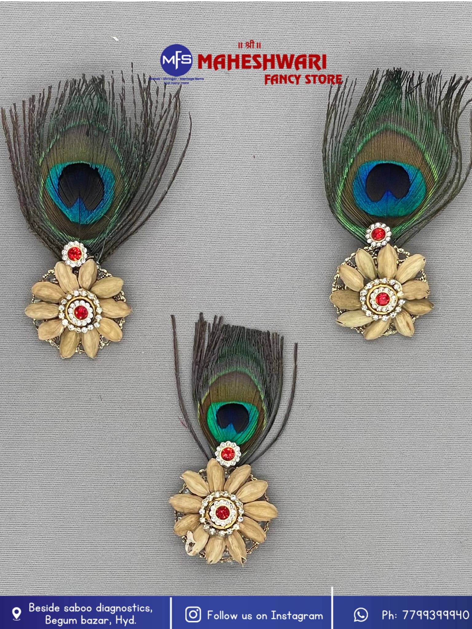 Morpankh Swagat Brooch